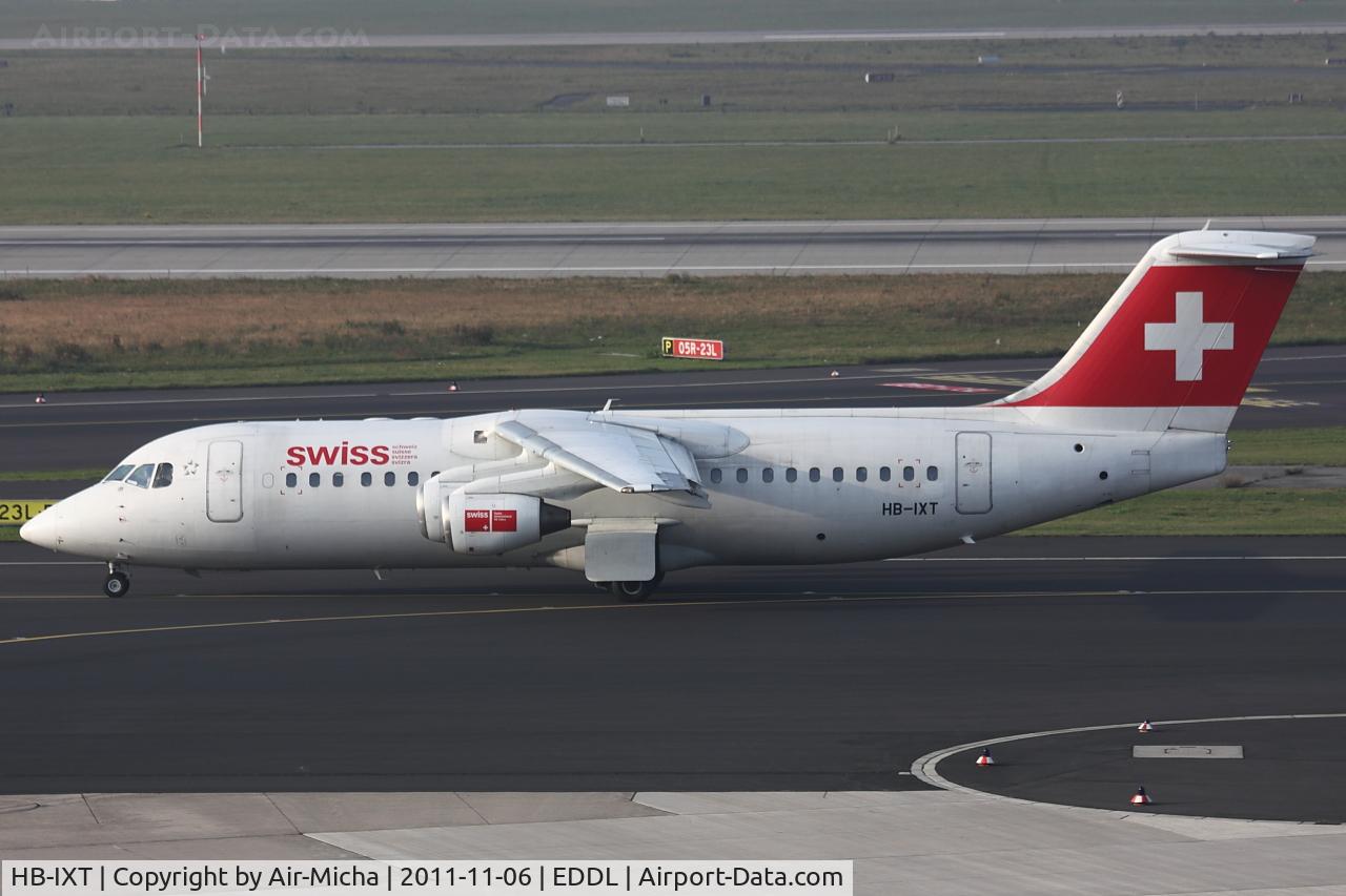 HB-IXT, 1995 British Aerospace Avro 146-RJ100 C/N E3259, Swissair, British Aerospace Avro 146 RJ-100, CN: E3259, Name: Ottenberg 681m
