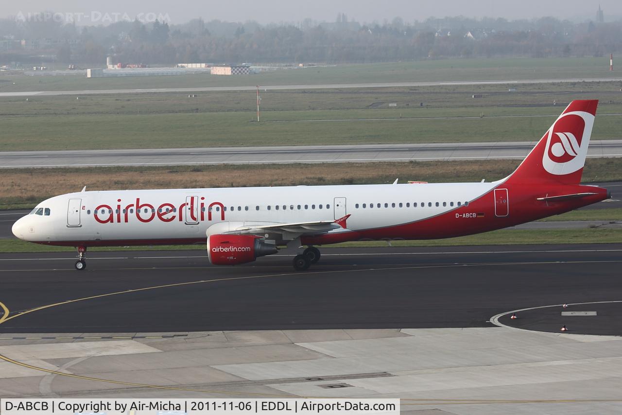 D-ABCB, 2008 Airbus A321-211 C/N 3749, Air Berlin, Airbus A321-211, CN: 3749