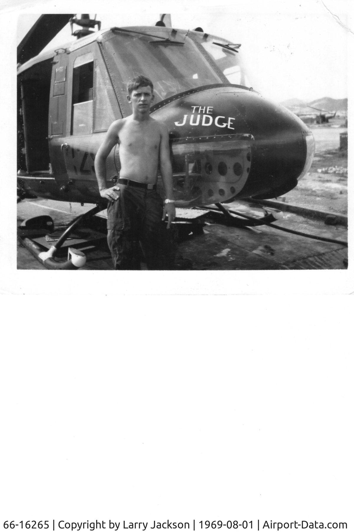 66-16265, 1966 Bell UH-1H Iroquois C/N 5959, This is a picture of myself 
