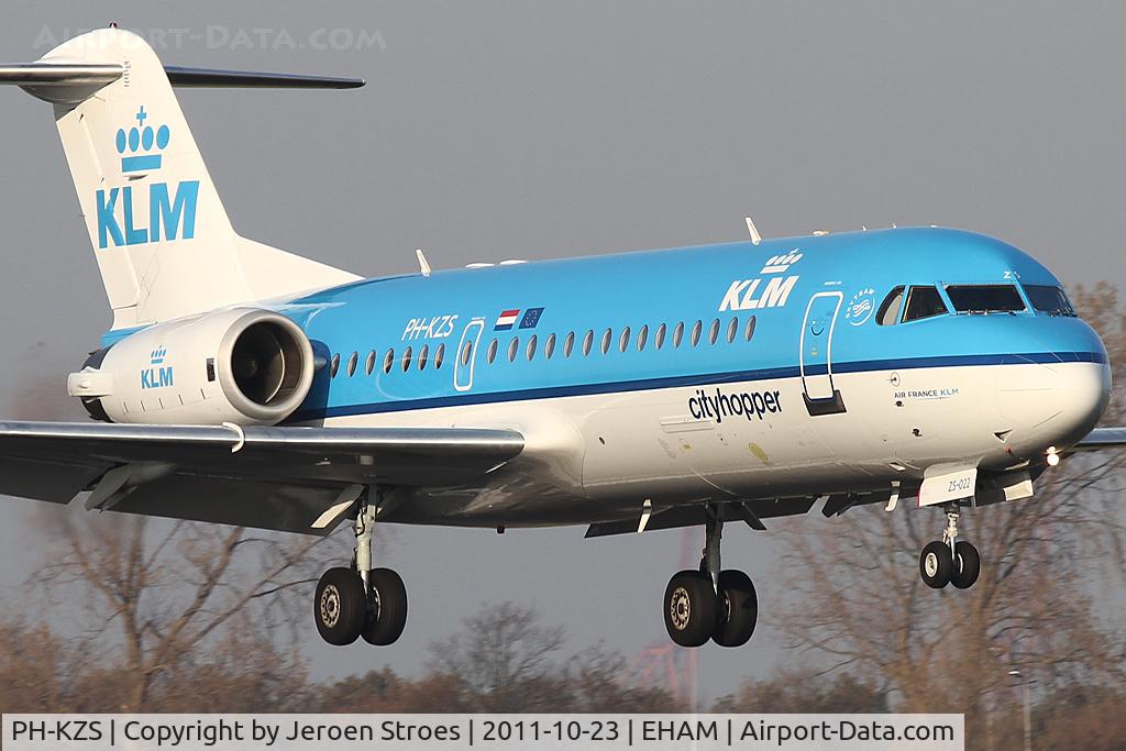 PH-KZS, 1995 Fokker F70 (F-28-0070) C/N 11540, my beloved type of aircraft