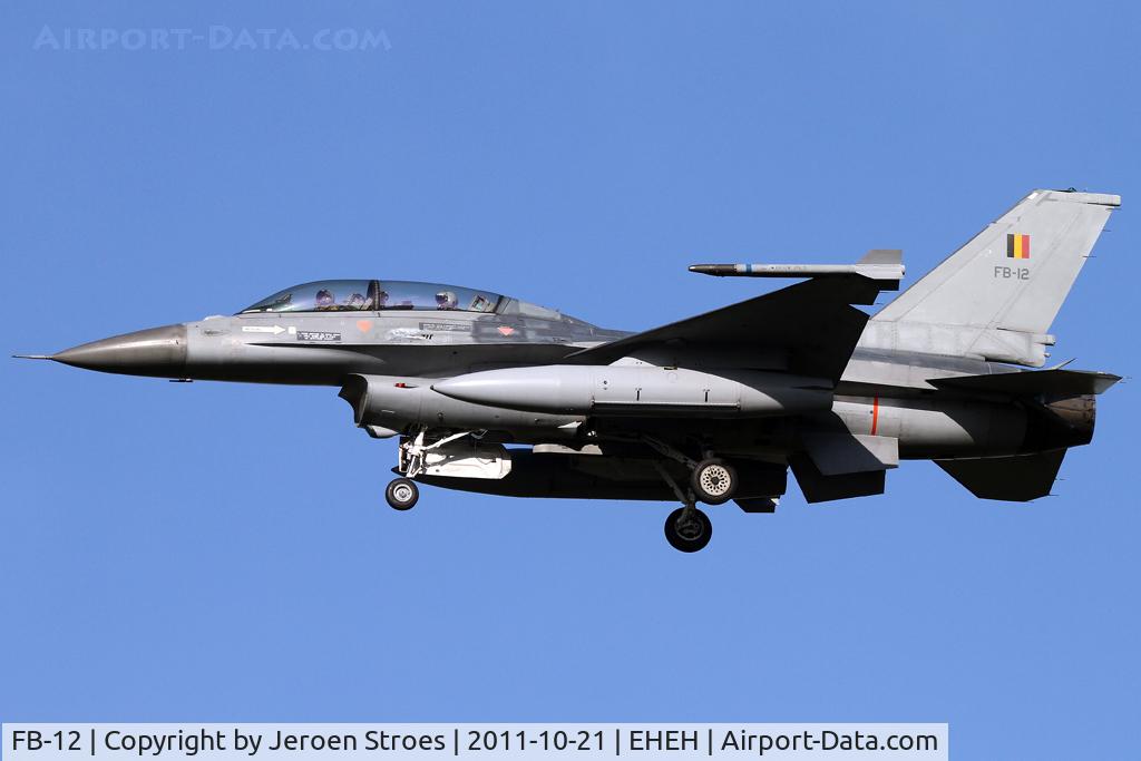 FB-12, 1982 SABCA F-16B Fighting Falcon C/N 6J-12, from Belgium