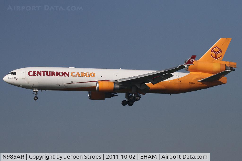 N985AR, 1992 McDonnell Douglas MD-11F C/N 48430, cargo