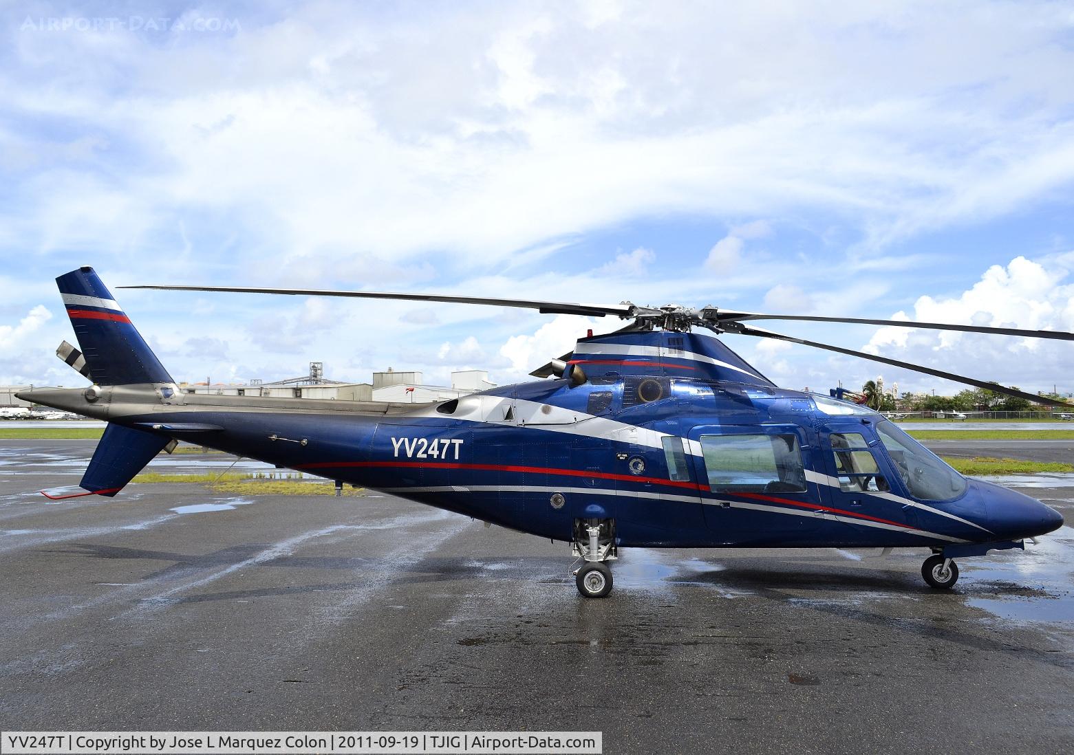 YV247T, 1991 Agusta A-109C C/N 7657, Park at Eco lift ramp for the annual inspection