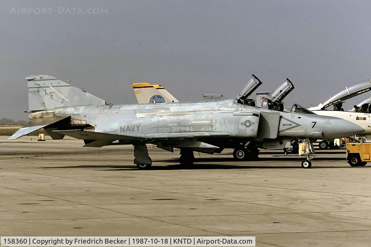 158360, McDonnell F-4S Phantom II C/N 4119, flightline at Pt. Mugu