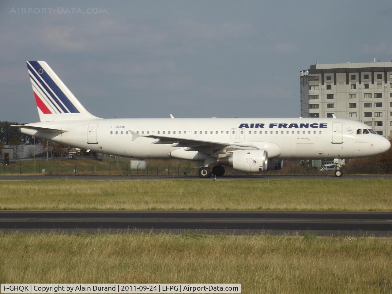 F-GHQK, 1991 Airbus A320-211 C/N 0236, Delivered new to Air Inter. When the latter was absorbed in 1997, AF took over the aircraft along with numerous sister-ships.