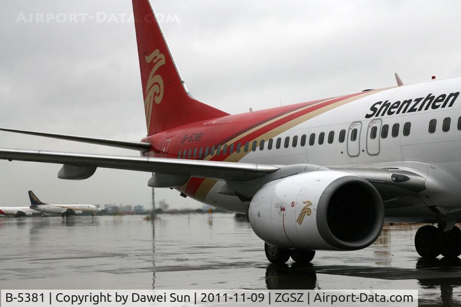 B-5381, Boeing 737-87L C/N 35528, B-5381