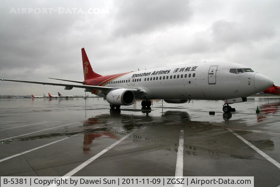 B-5381, Boeing 737-87L C/N 35528, B-5381