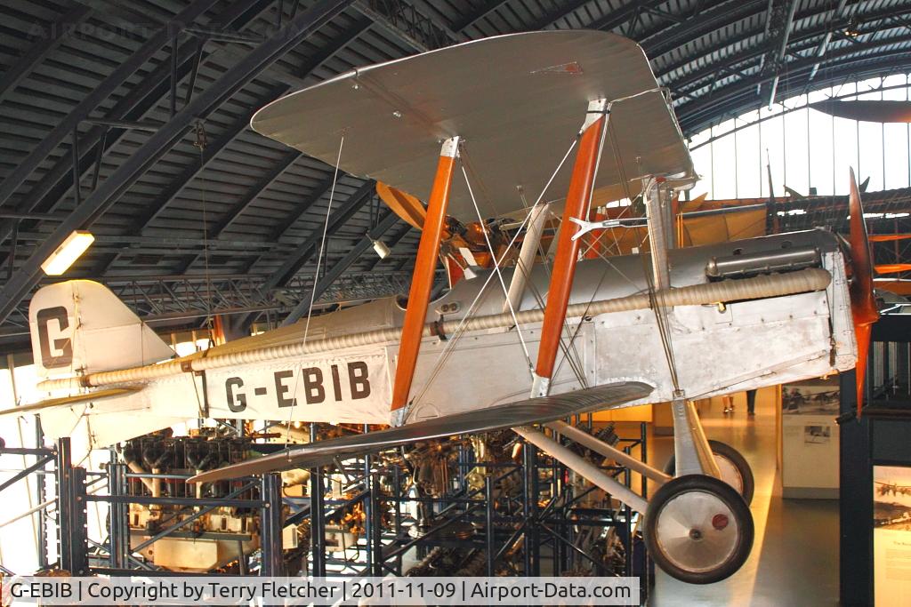 G-EBIB, Royal Aircraft Factory SE-5A C/N 688/2404, Displayed at The Science Museum , Kensington , London
