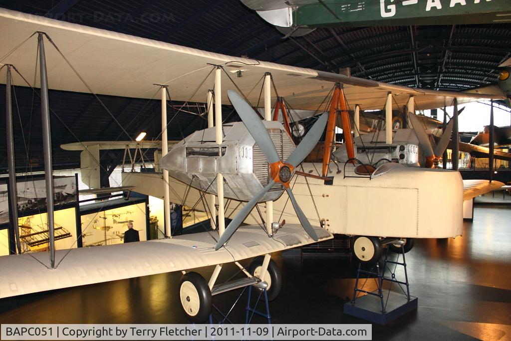 BAPC051, 1918 Vickers FB.27 Vimy IV C/N BAPC.051, Displayed at The Science Museum , Kensington , London