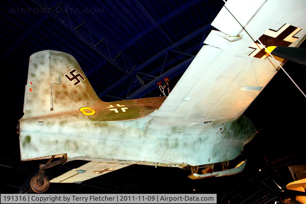 191316, Messerschmitt Me-163B Komet C/N 191316, Displayed at The Science Museum , Kensington , London