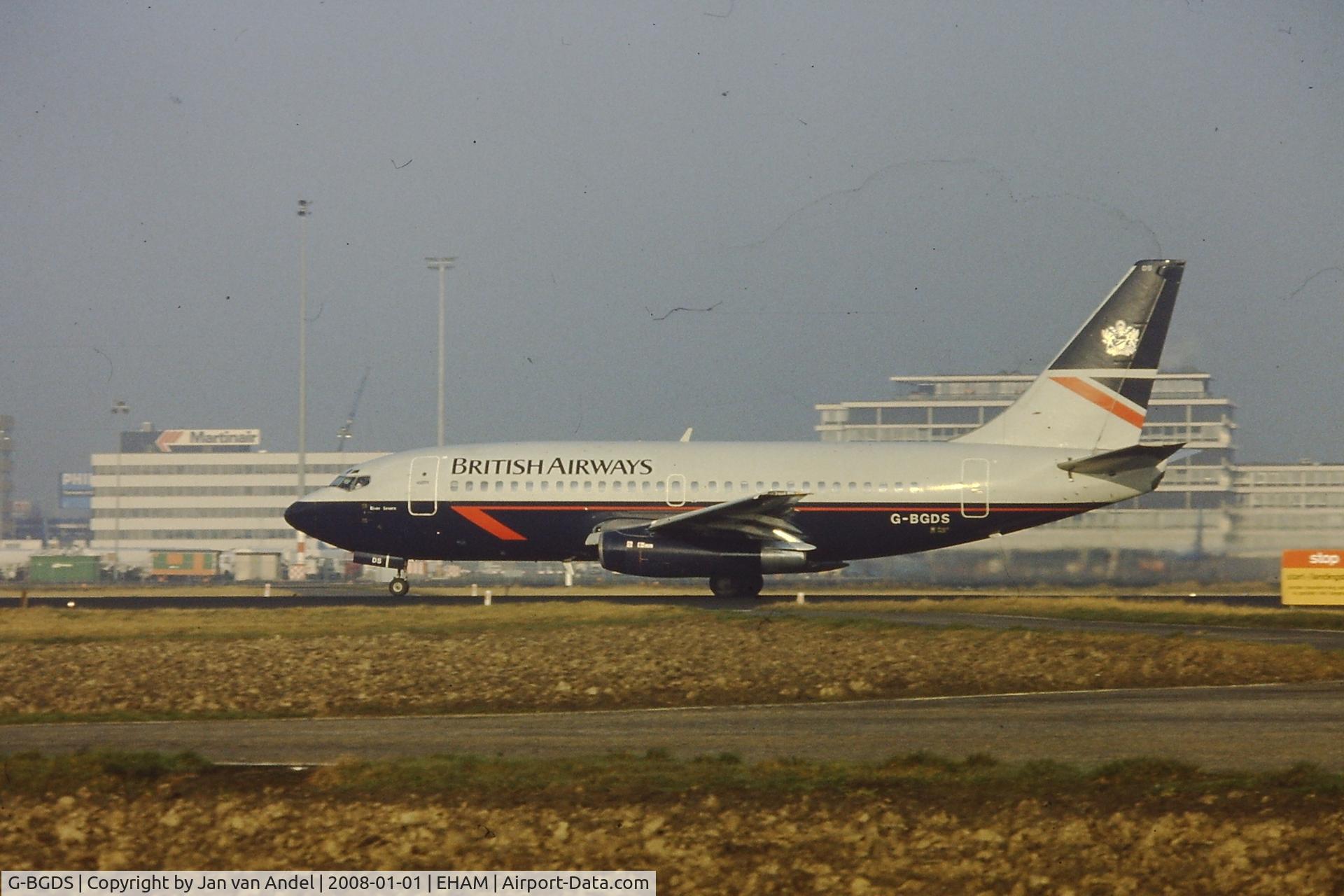 G-BGDS, 1980 Boeing 737-236 C/N 21806, B737-236 at Schiphol Amsterdam
early 1980 's