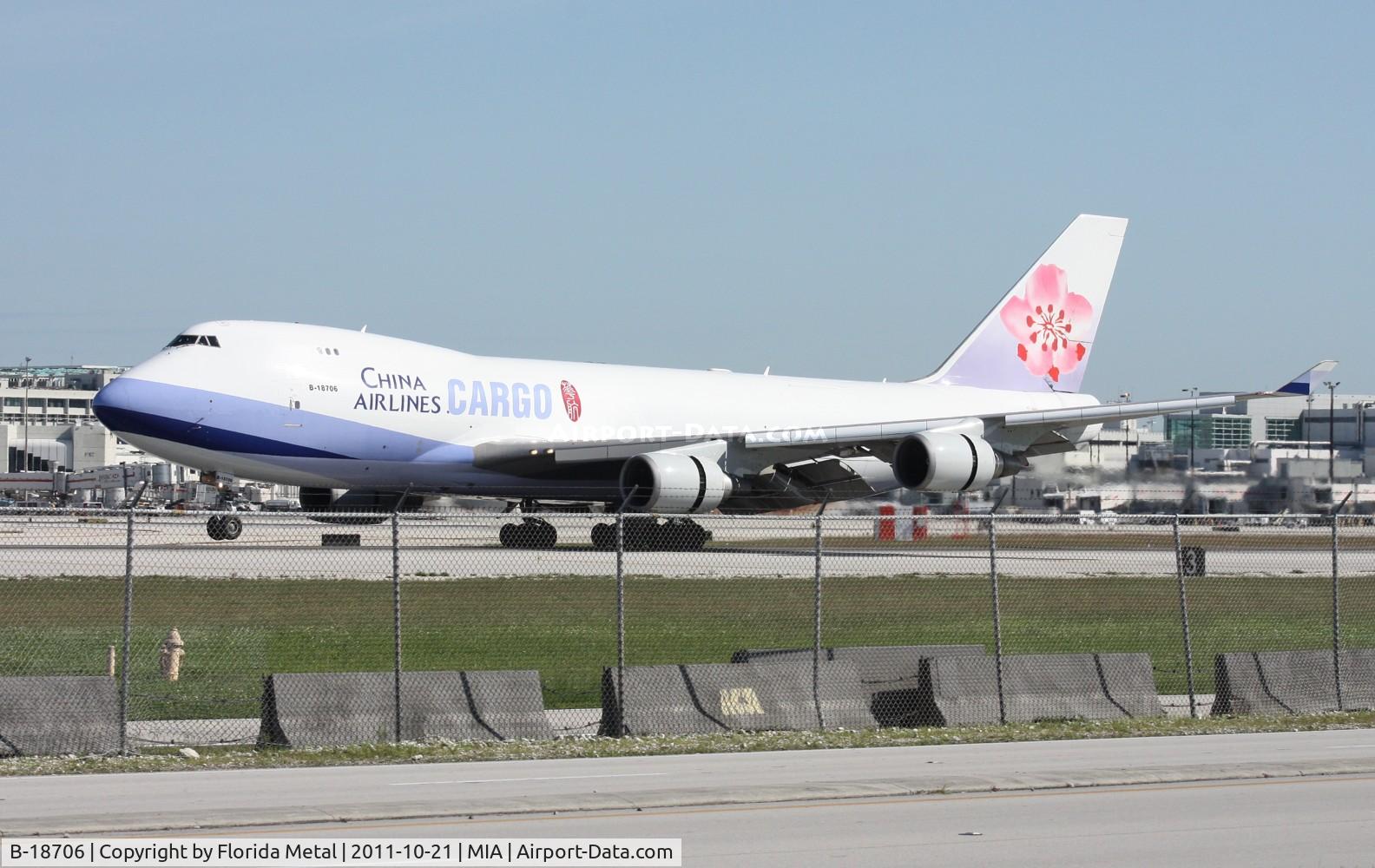 B-18706, 2001 Boeing 747-409F/SCD C/N 30763, China Airlines Cargo 747
