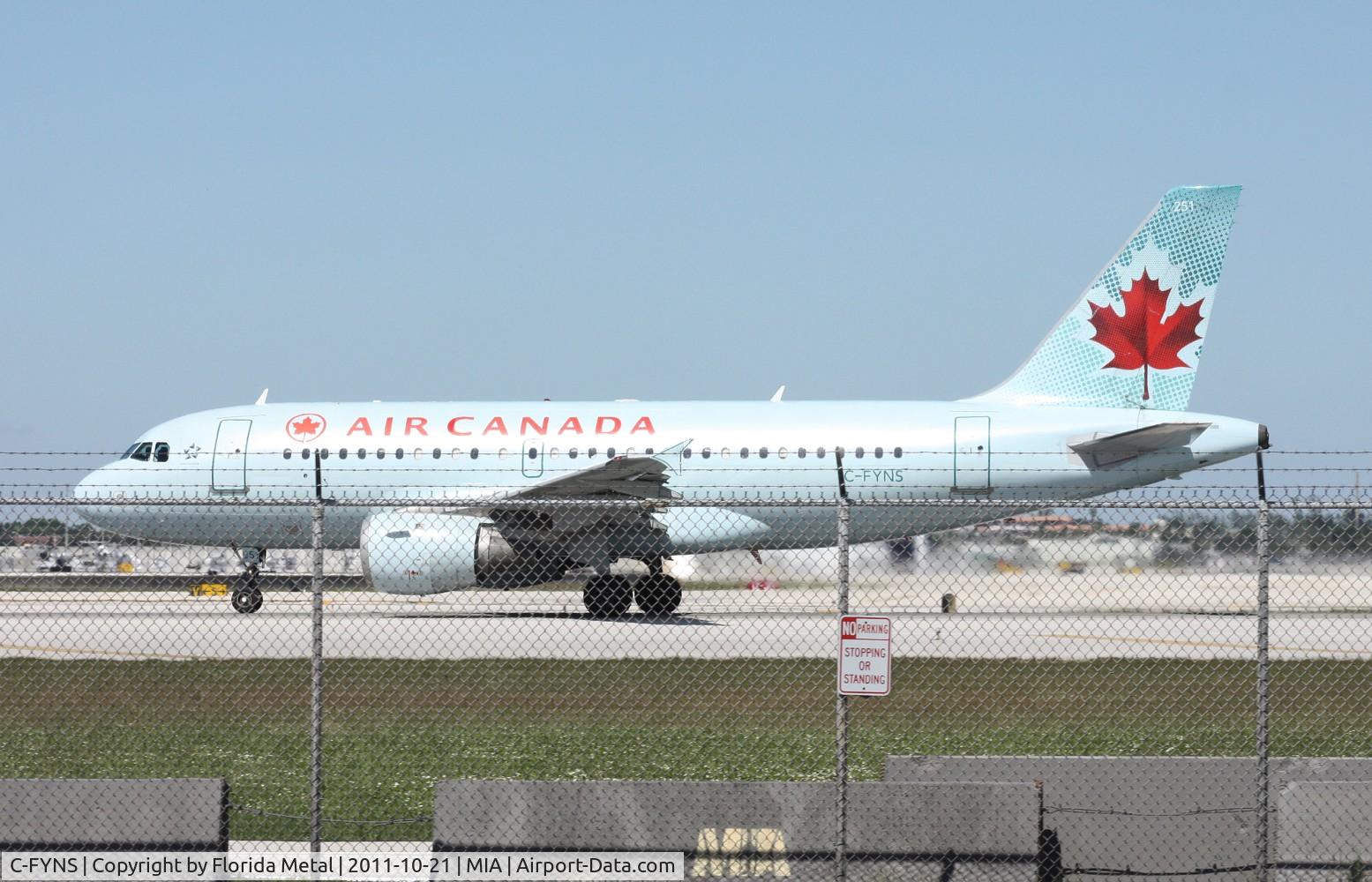 C-FYNS, 1997 Airbus A319-114 C/N 572, Air Canada A319