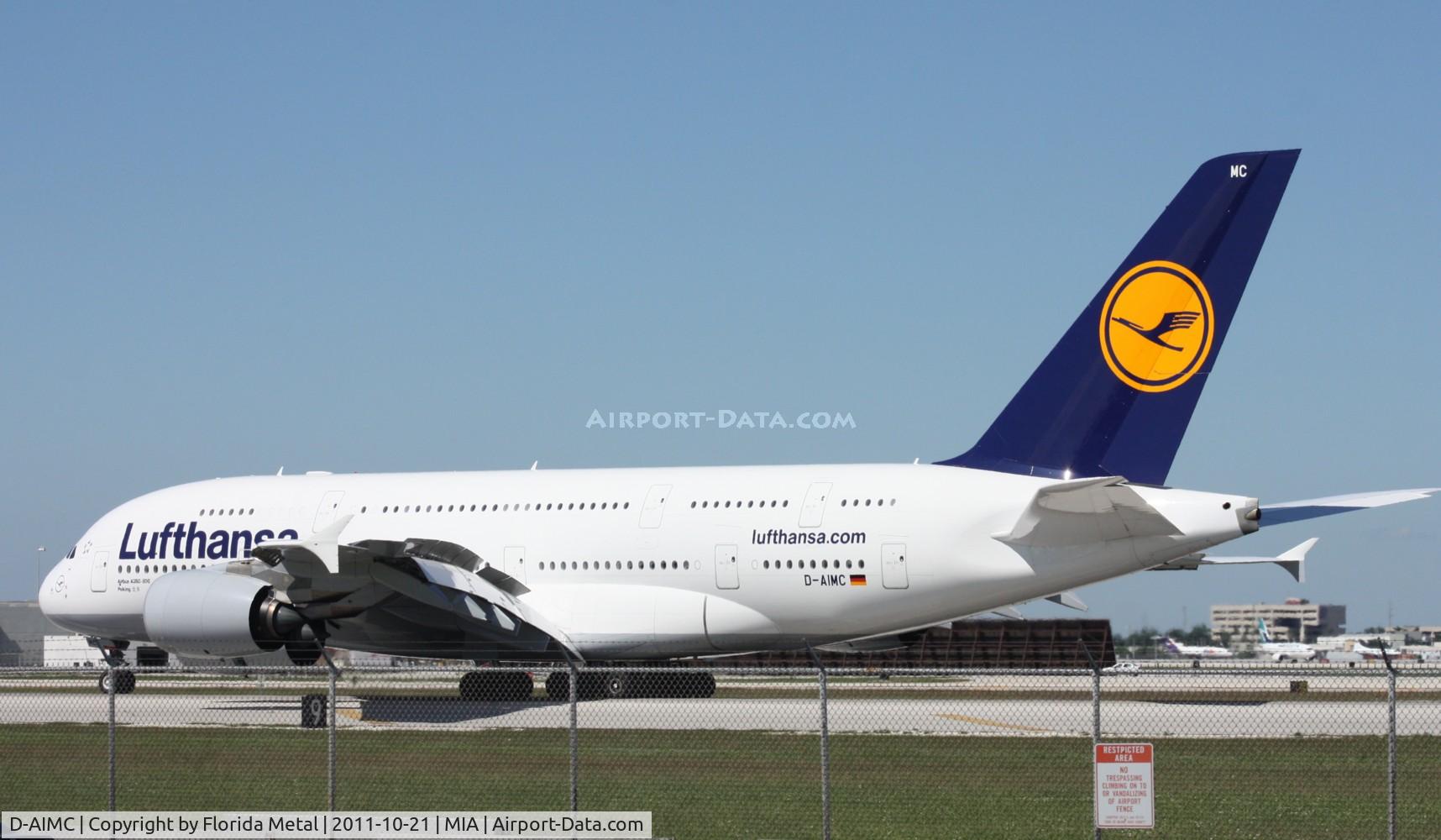 D-AIMC, 2010 Airbus A380-841 C/N 044, Lufthansa A380