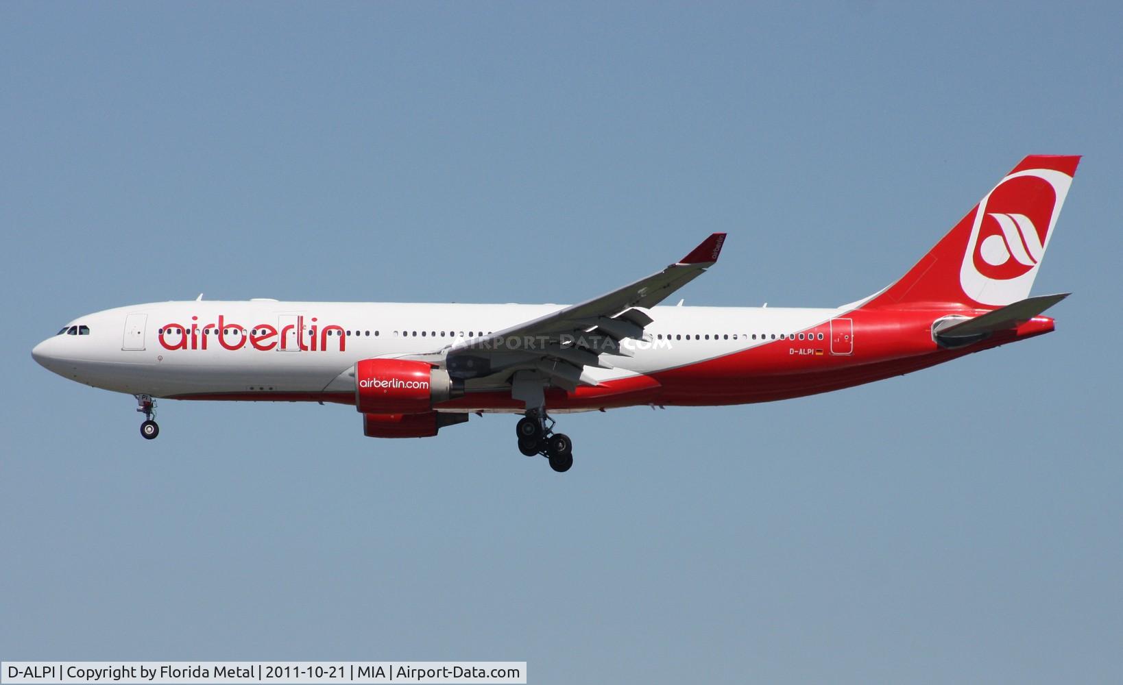 D-ALPI, 2007 Airbus A330-223 C/N 828, Air Berlin A330