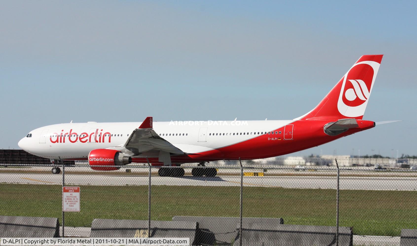 D-ALPI, 2007 Airbus A330-223 C/N 828, Air Berlin A330
