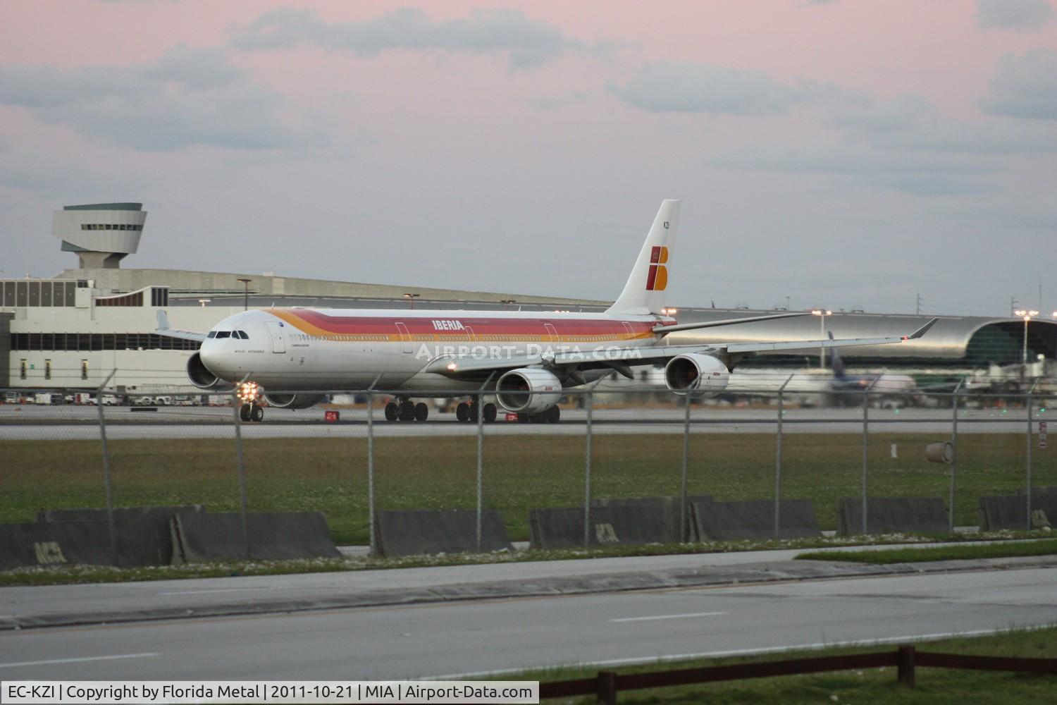 EC-KZI, 2009 Airbus A340-642 C/N 1017, Iberia A340-600 new to database