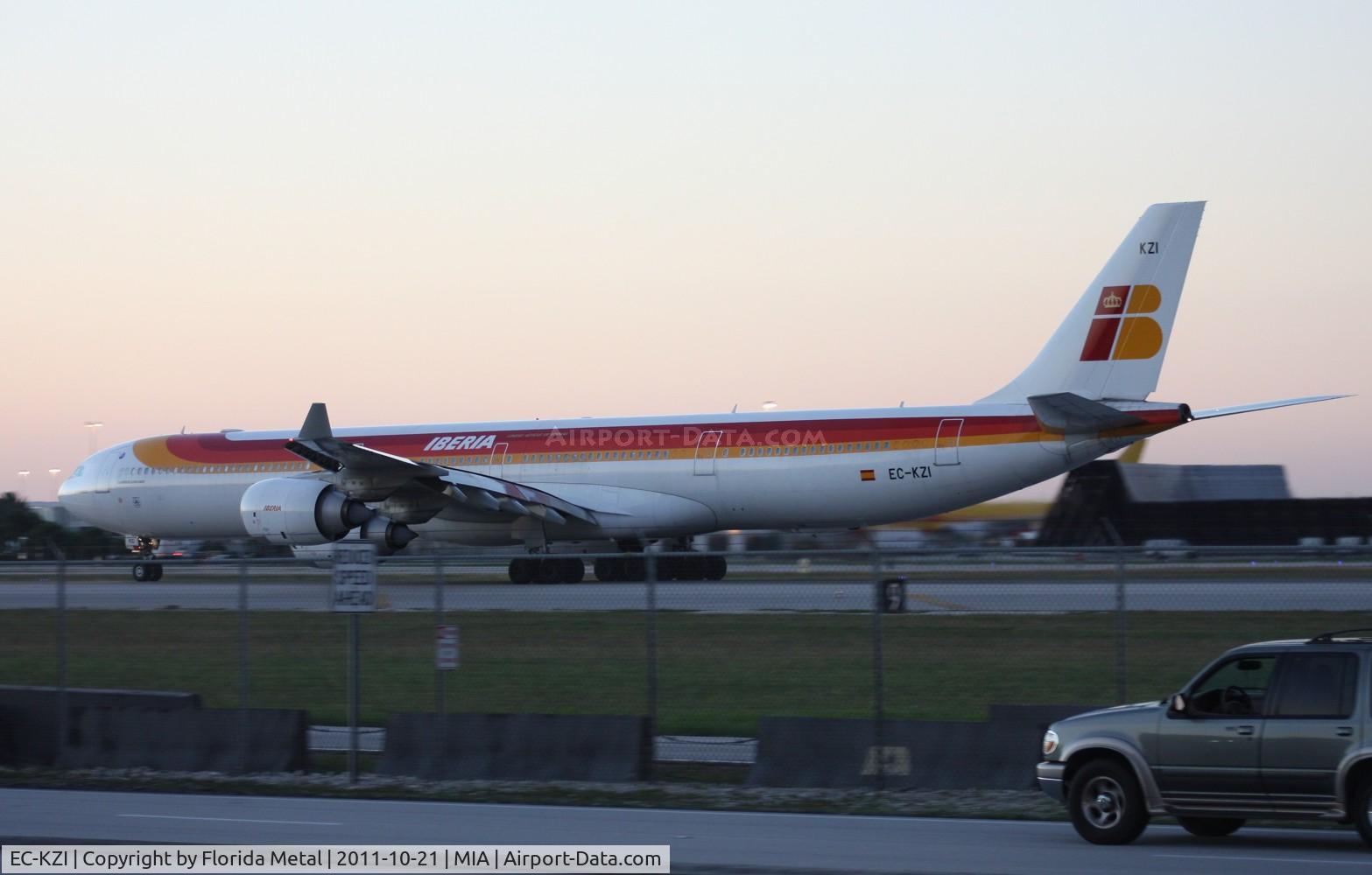 EC-KZI, 2009 Airbus A340-642 C/N 1017, Iberia A340-600
