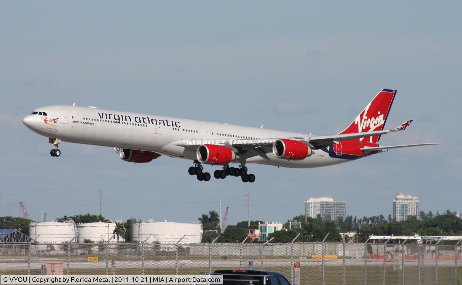 G-VYOU, 2006 Airbus A340-642 C/N 765, Virgin A340-600