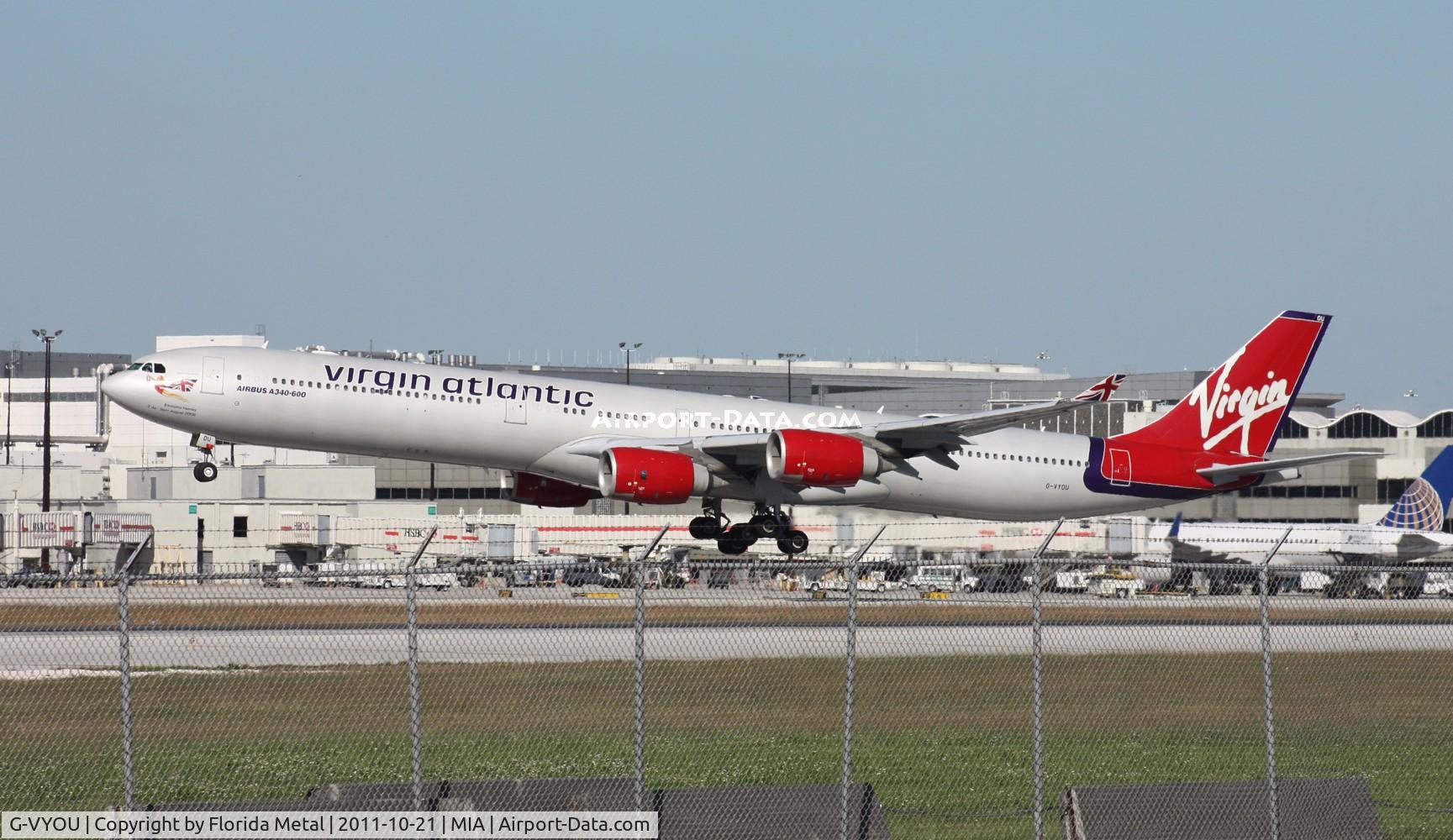 G-VYOU, 2006 Airbus A340-642 C/N 765, Virgin A340-600