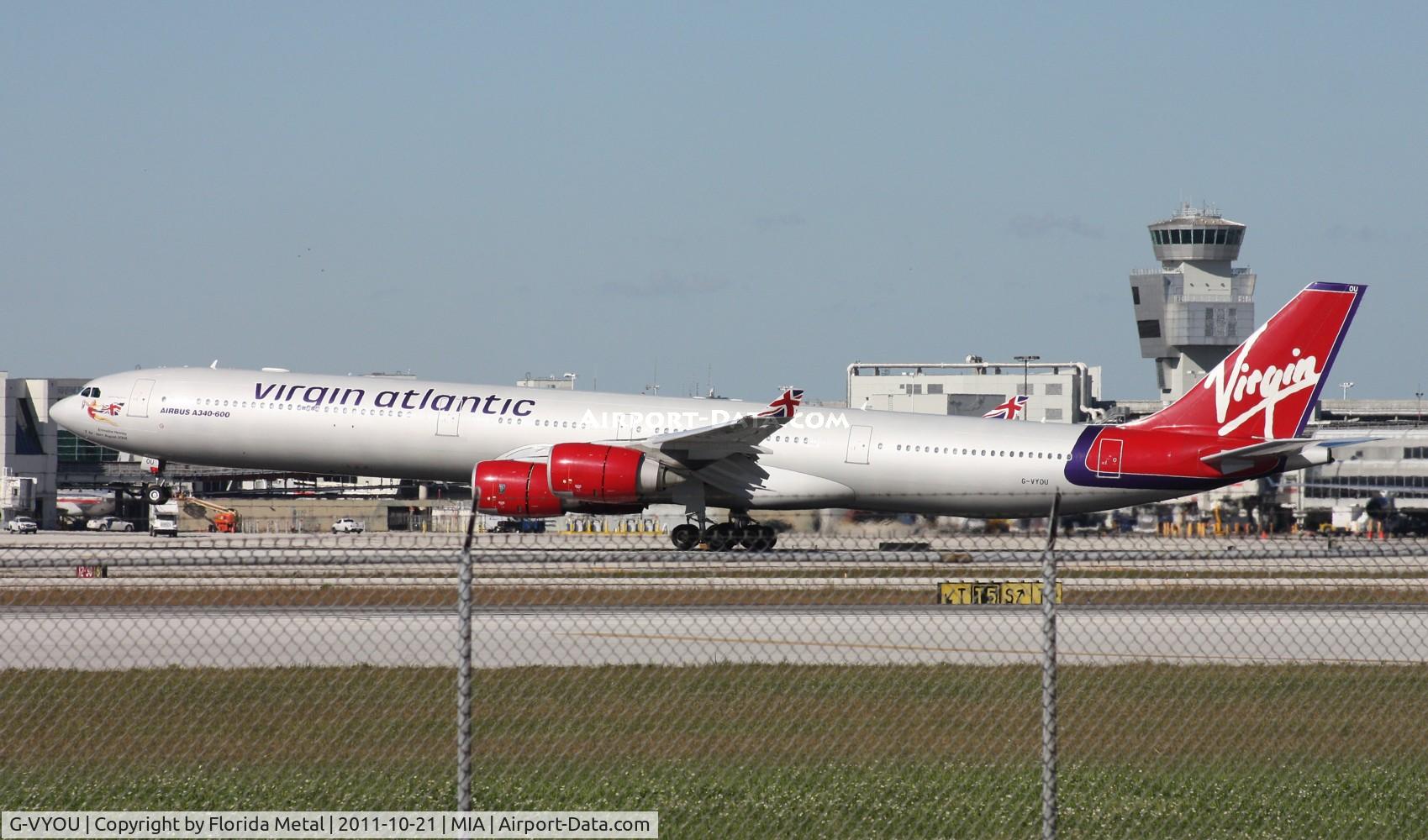 G-VYOU, 2006 Airbus A340-642 C/N 765, Virgin A340-600