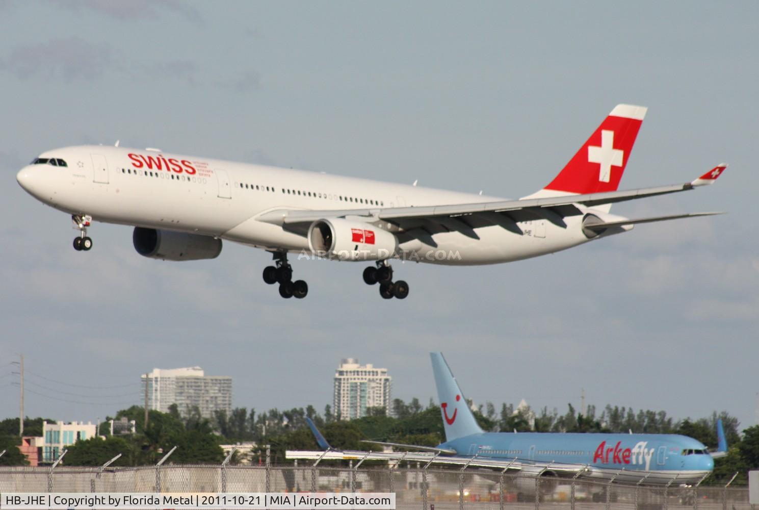 HB-JHE, 2009 Airbus A330-343 C/N 1084, Swiss A330