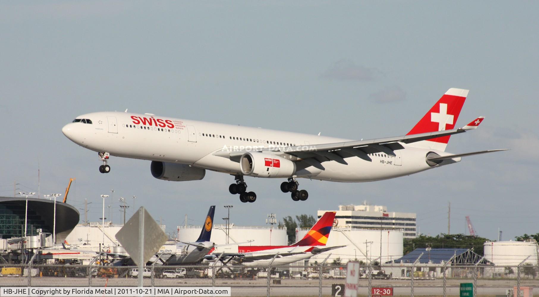 HB-JHE, 2009 Airbus A330-343 C/N 1084, Swiss A330