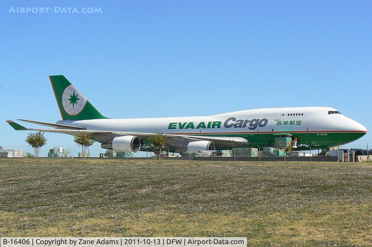 B-16406, 1994 Boeing 747-45EM(BDSF) C/N 27898, EVA Air Cargo at DFW Airport