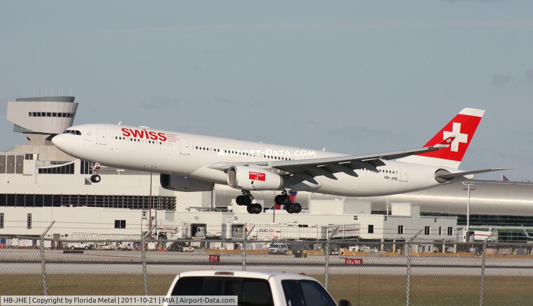 HB-JHE, 2009 Airbus A330-343 C/N 1084, Swiss A330