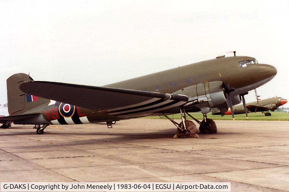 G-DAKS, 1943 Douglas C-47A-75-DL Skytrain C/N 19347, Wearing one of its many disguises