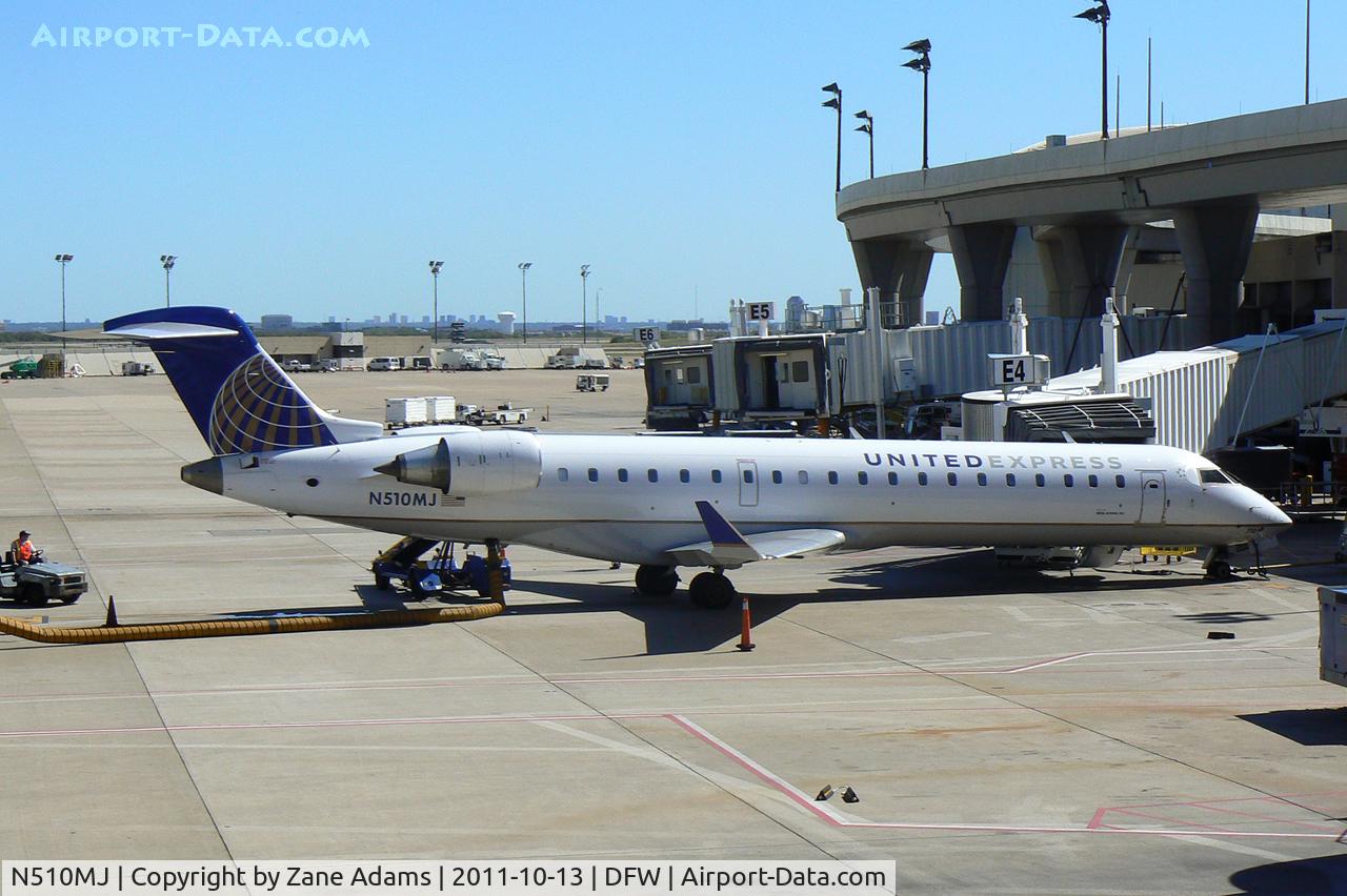 N510MJ, 2003 Bombardier CRJ-700 (CL-600-2C10) Regional Jet C/N 10101, United Express at DFW