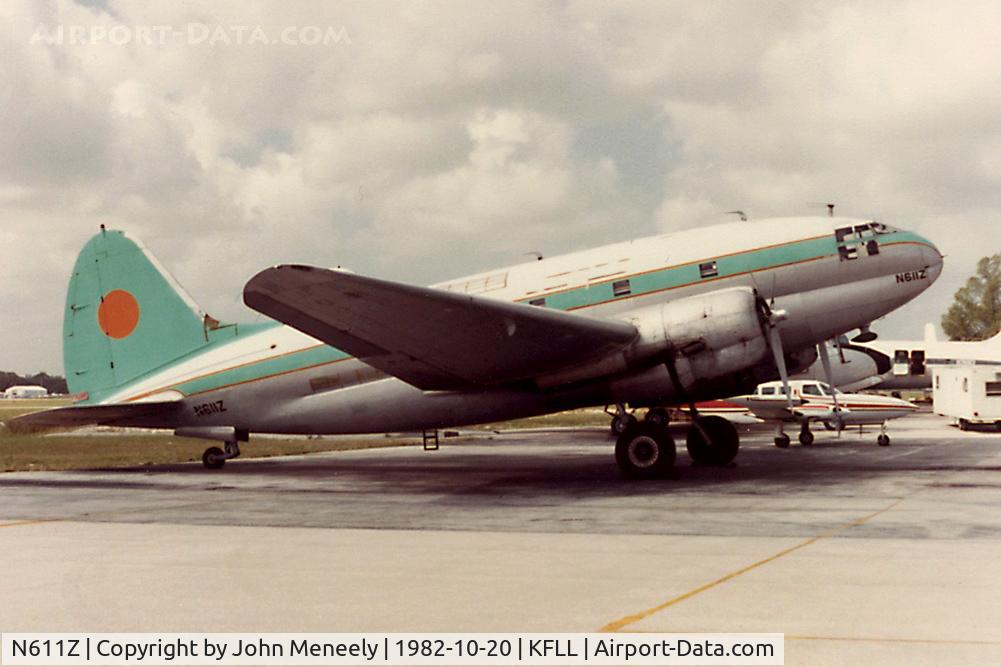 N611Z, 1955 Curtiss C-46A Commando C/N 421/398CK, 1982 - still in service