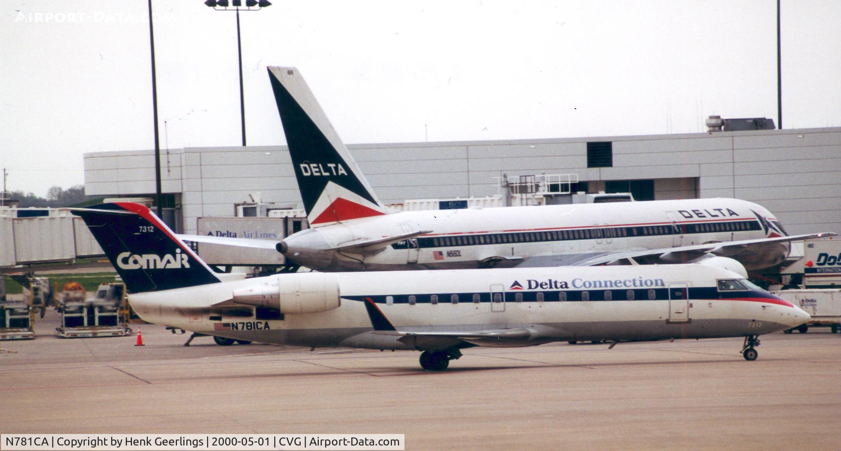 N781CA, 1999 Canadair CL-600-2B19 Regional Jet CRJ-100ER C/N 7312, Comair Delta Connection