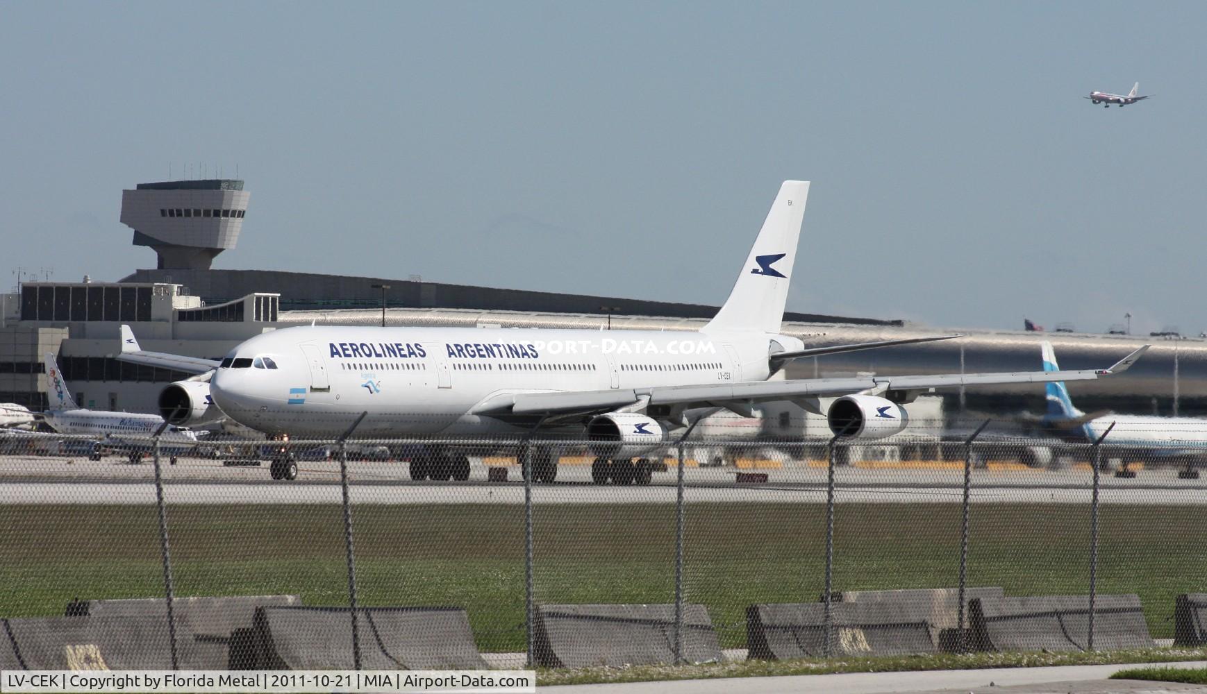 LV-CEK, 1995 Airbus A340-312 C/N 094, Aerolineas Argentinas