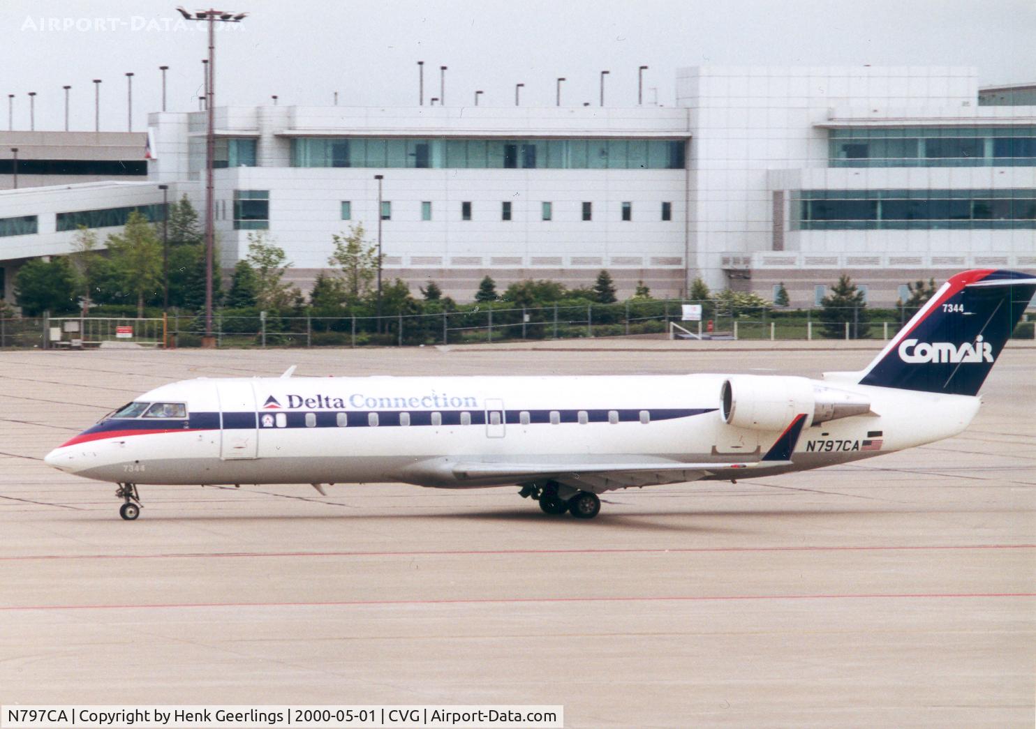 N797CA, 1999 Bombardier CRJ-100ER (CL-600-2B19) C/N 7344, Comair Delta Connection