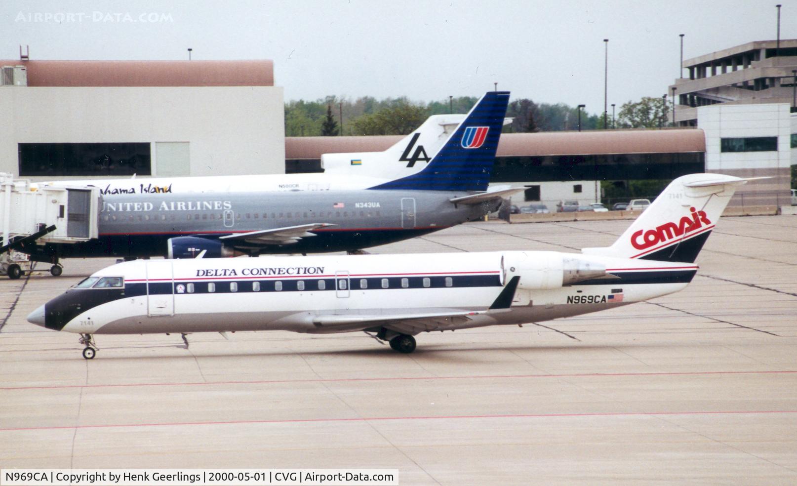 N969CA, 1996 Canadair CRJ-100ER (CL-600-2B19) C/N 7141, Comair Delta Connection