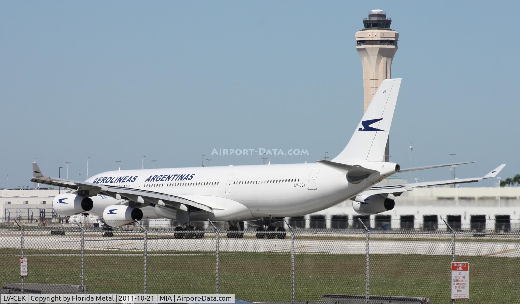 LV-CEK, 1995 Airbus A340-312 C/N 094, Aerolineas Argentinas A340