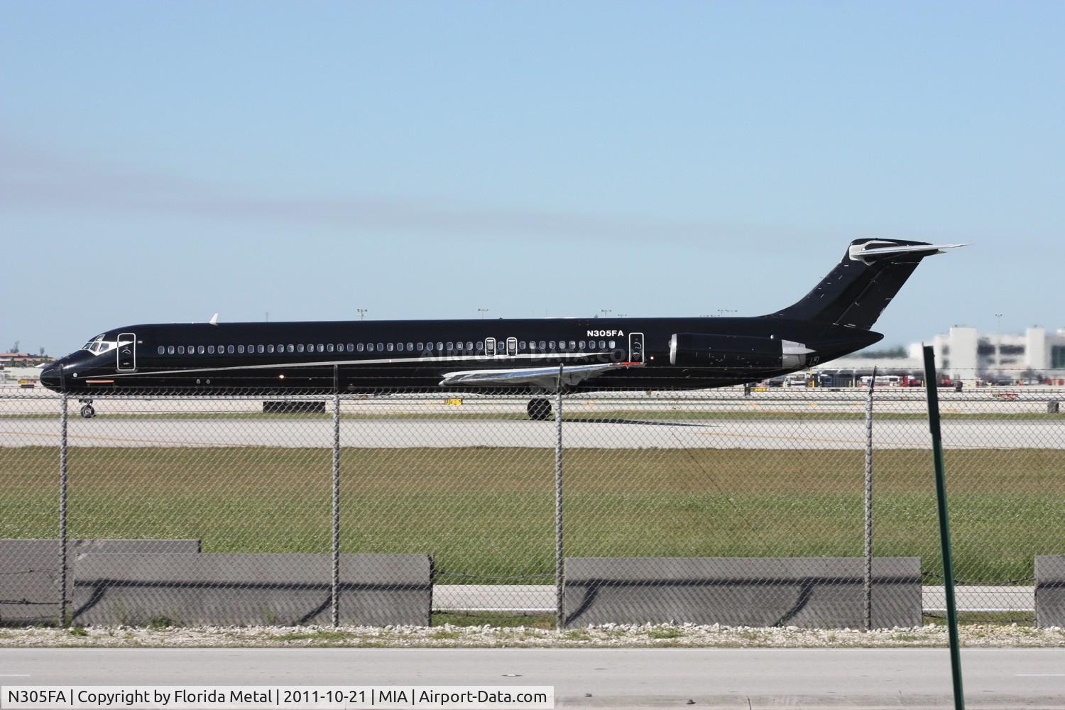 N305FA, 1986 McDonnell Douglas MD-83 (DC-9-83) C/N 49398, Falcon Air Express MD-83