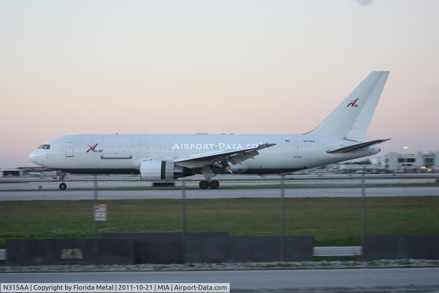 N315AA, 1985 Boeing 767-223/F C/N 22317, ABX 767