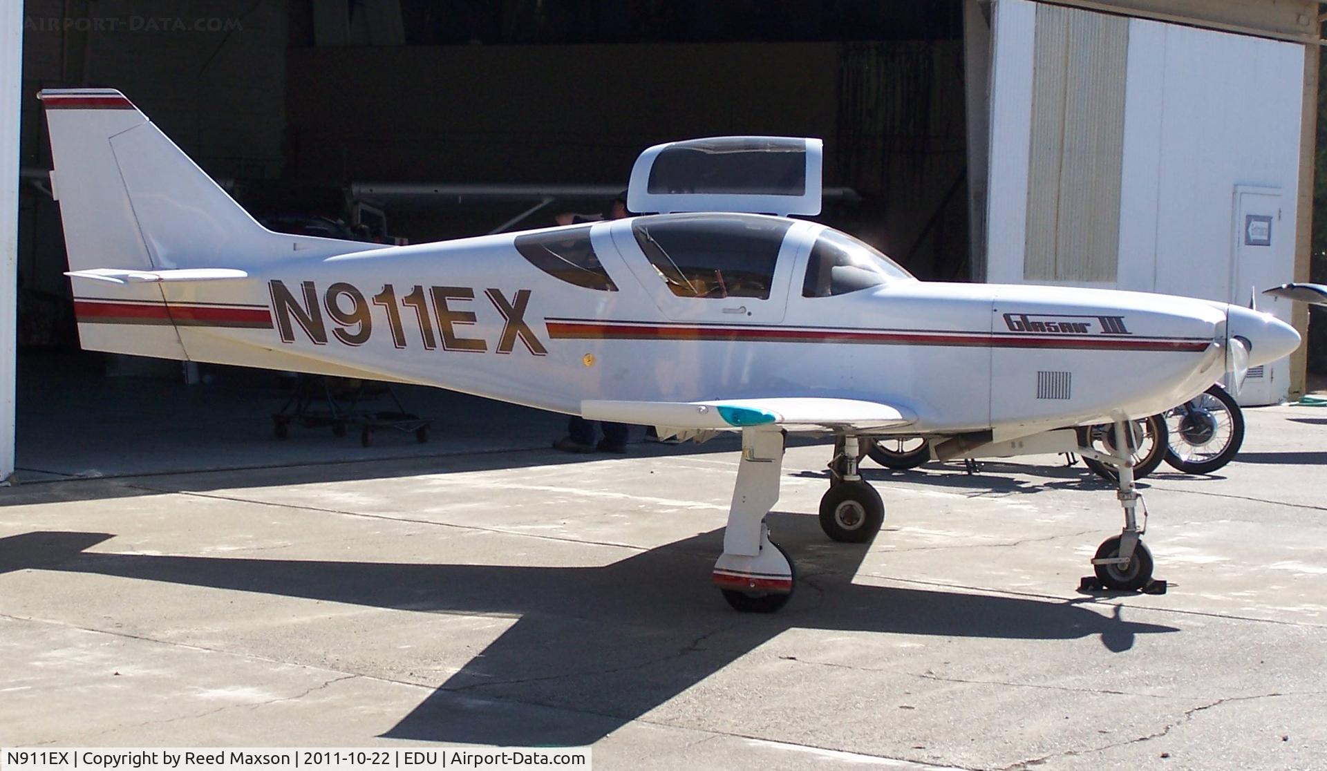 N911EX, 1999 Stoddard-Hamilton Glasiar III C/N 3313, EDU static display