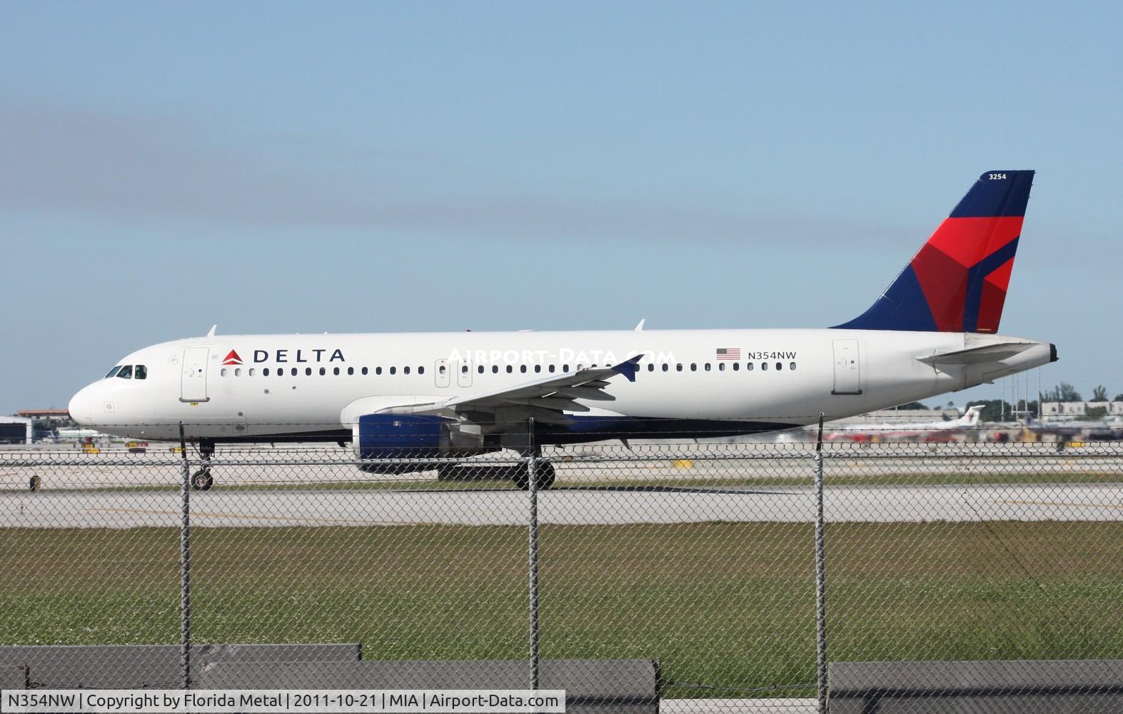 N354NW, 1998 Airbus A320-212 C/N 801, Delta A320