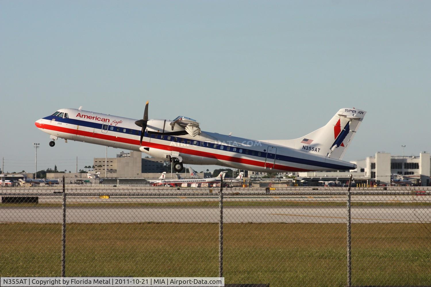 N355AT, 1993 ATR 72-212 C/N 355, Eagle ATR72