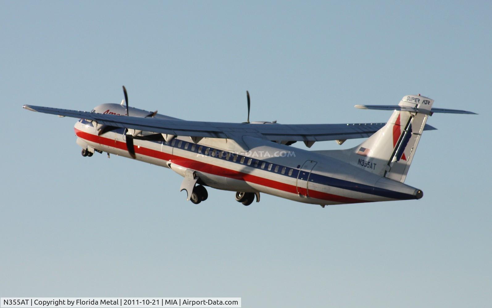 N355AT, 1993 ATR 72-212 C/N 355, Eagle ATR 72