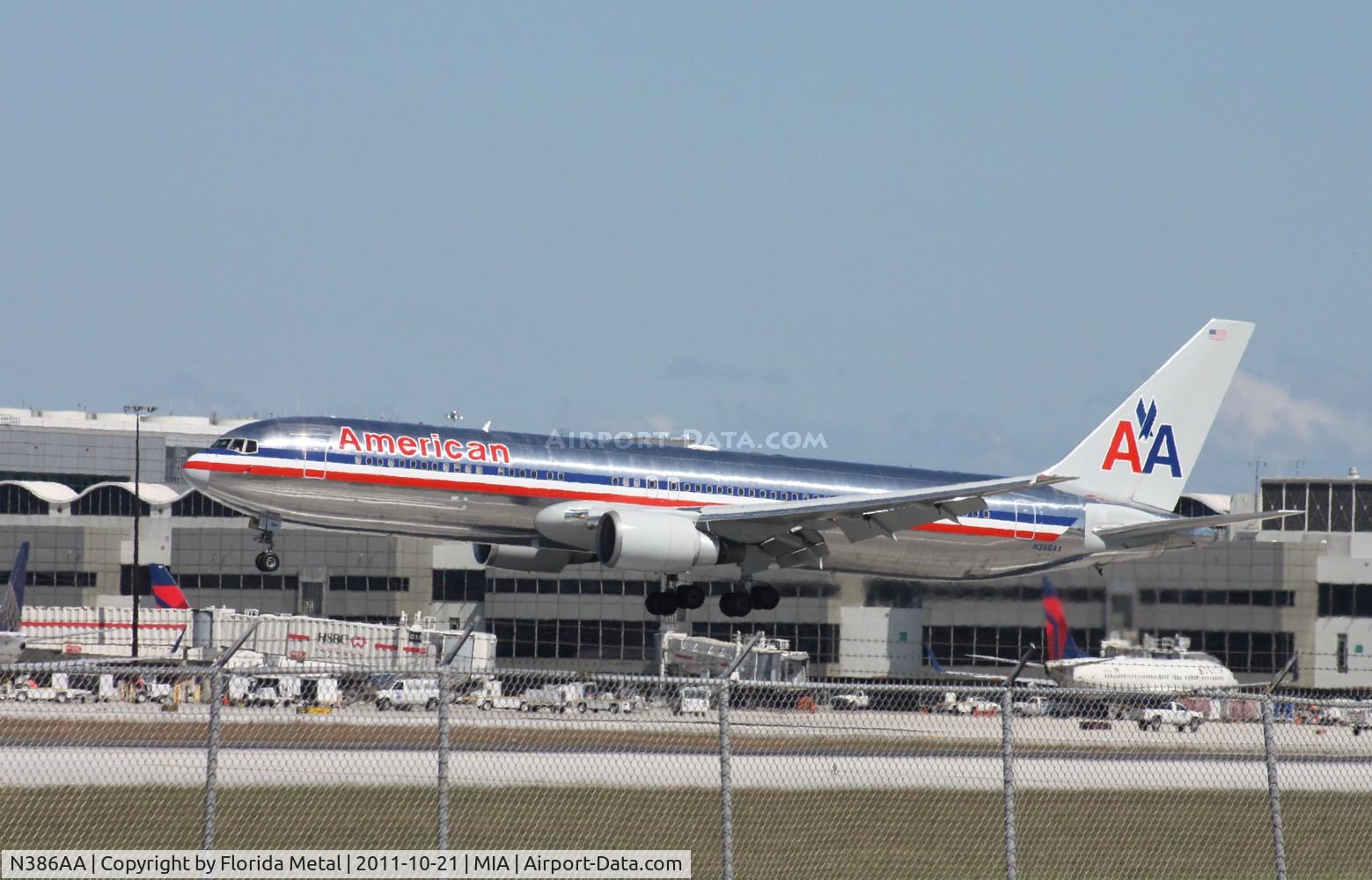 N386AA, 1994 Boeing 767-323/ER C/N 27060, American 767