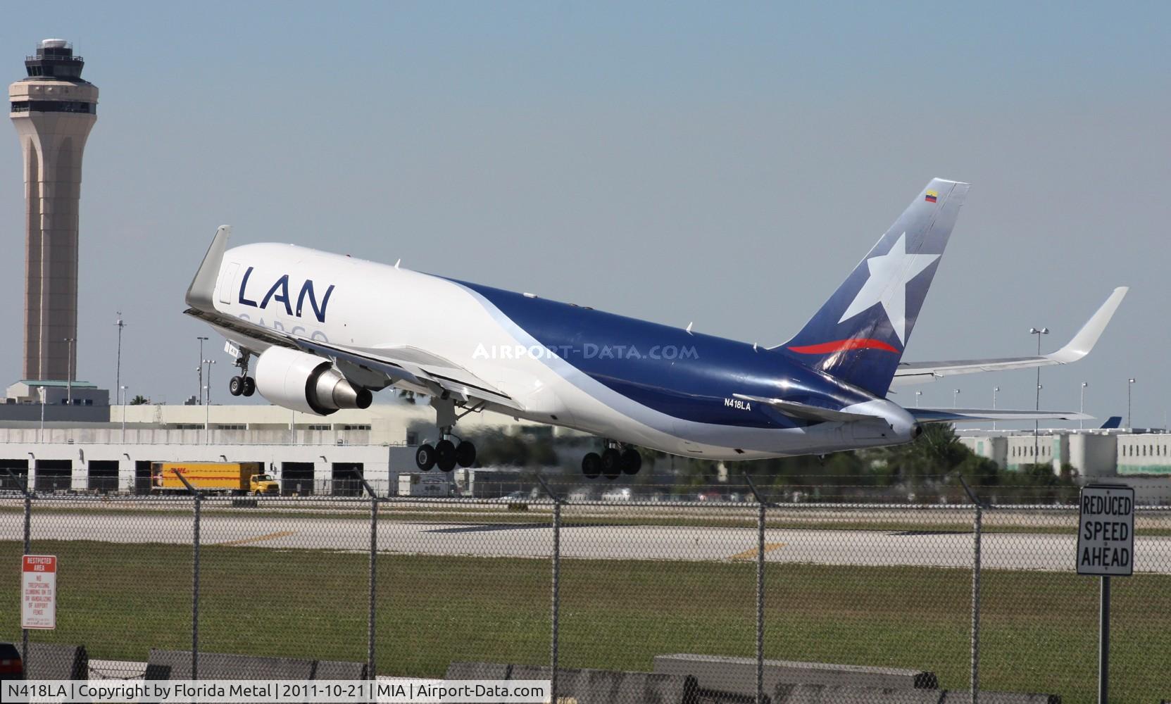 N418LA, 2005 Boeing 767-316F C/N 34246, LAN Cargo 767-300F
