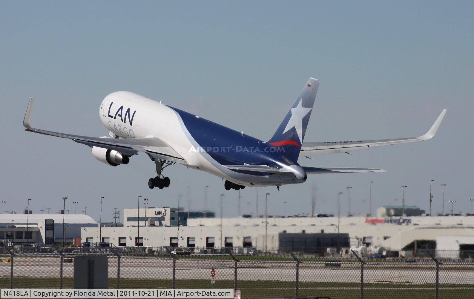 N418LA, 2005 Boeing 767-316F C/N 34246, LAN Cargo 767-300F