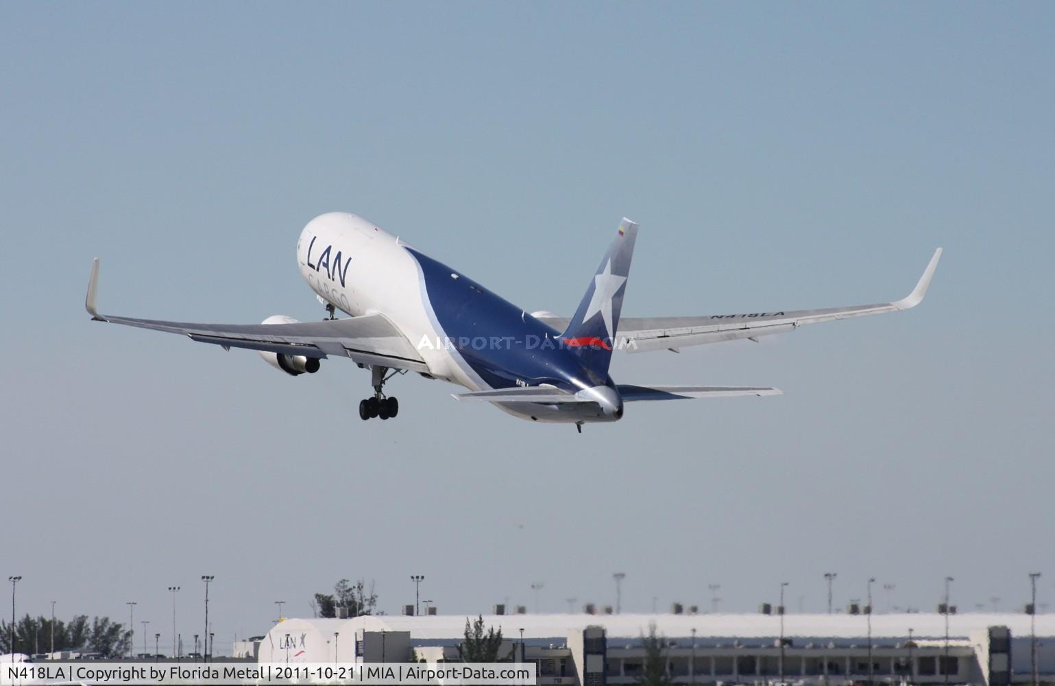 N418LA, 2005 Boeing 767-316F C/N 34246, LAN Cargo 767-300F