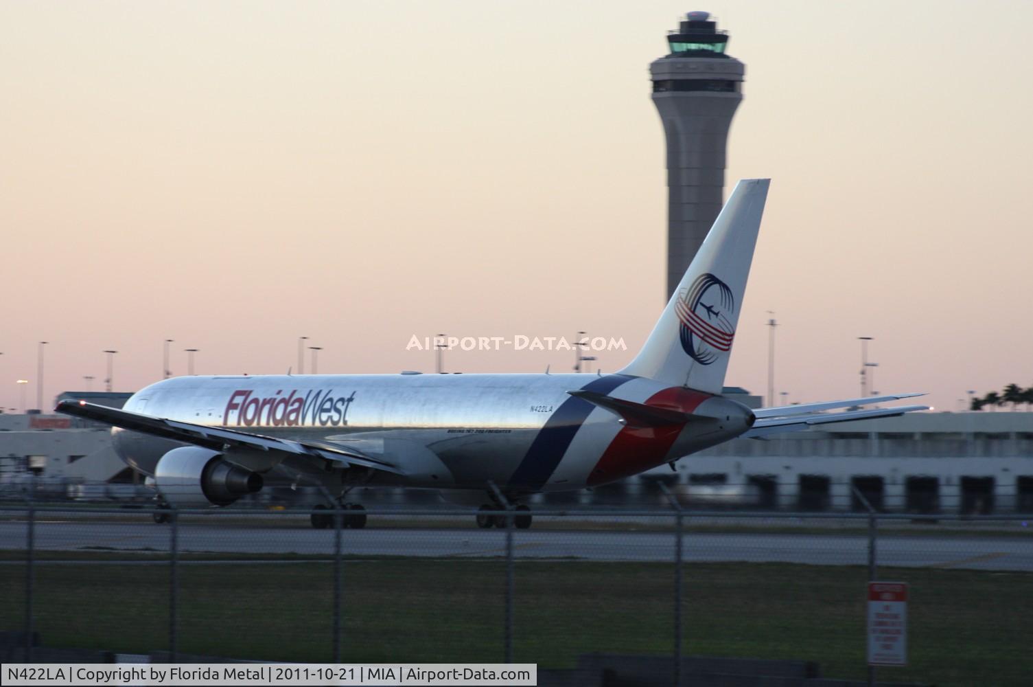 N422LA, 2007 Boeing 767-346F C/N 35818, Florida West 767