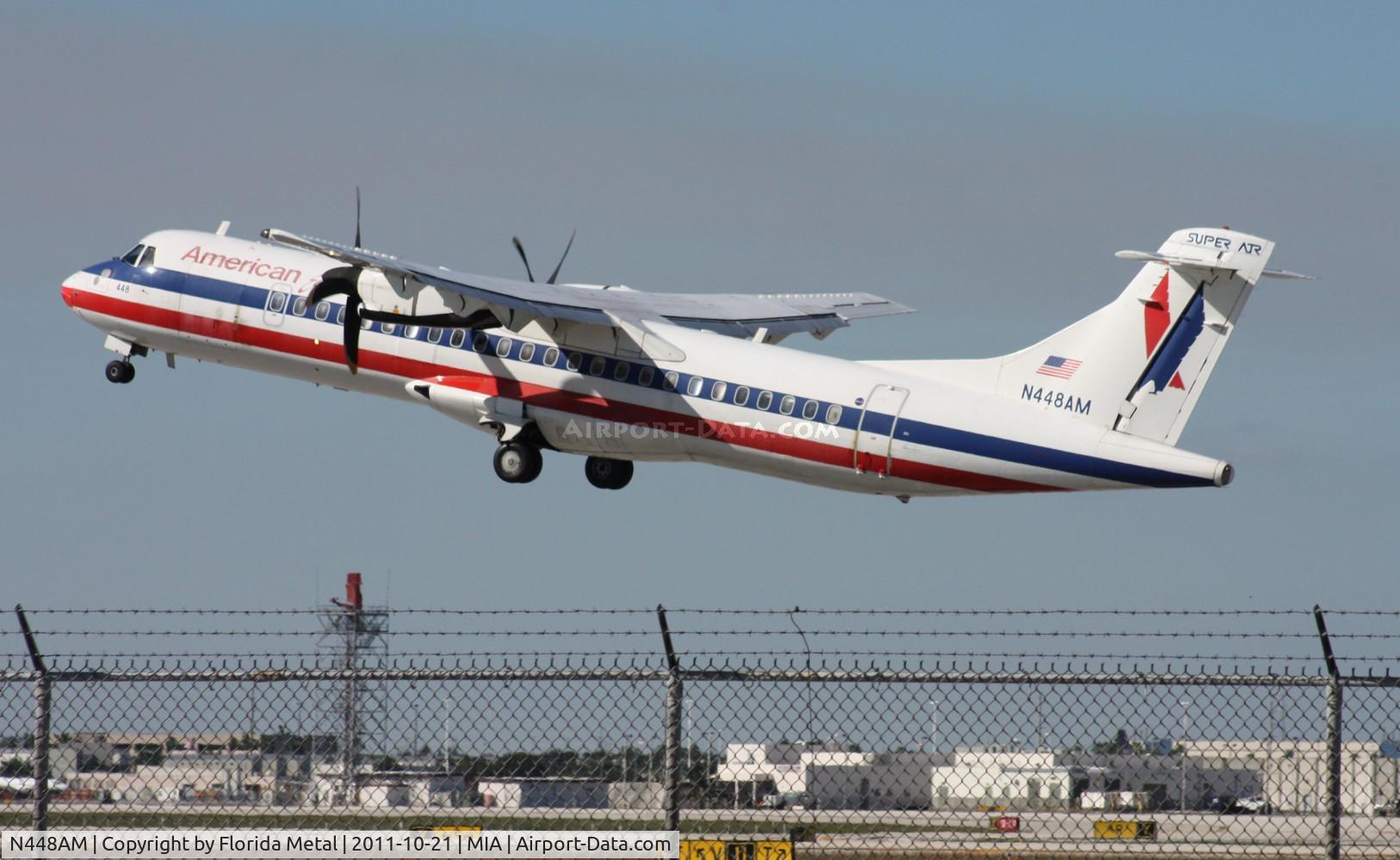 N448AM, 1995 ATR 72-212 C/N 448, Eagle ATR 72