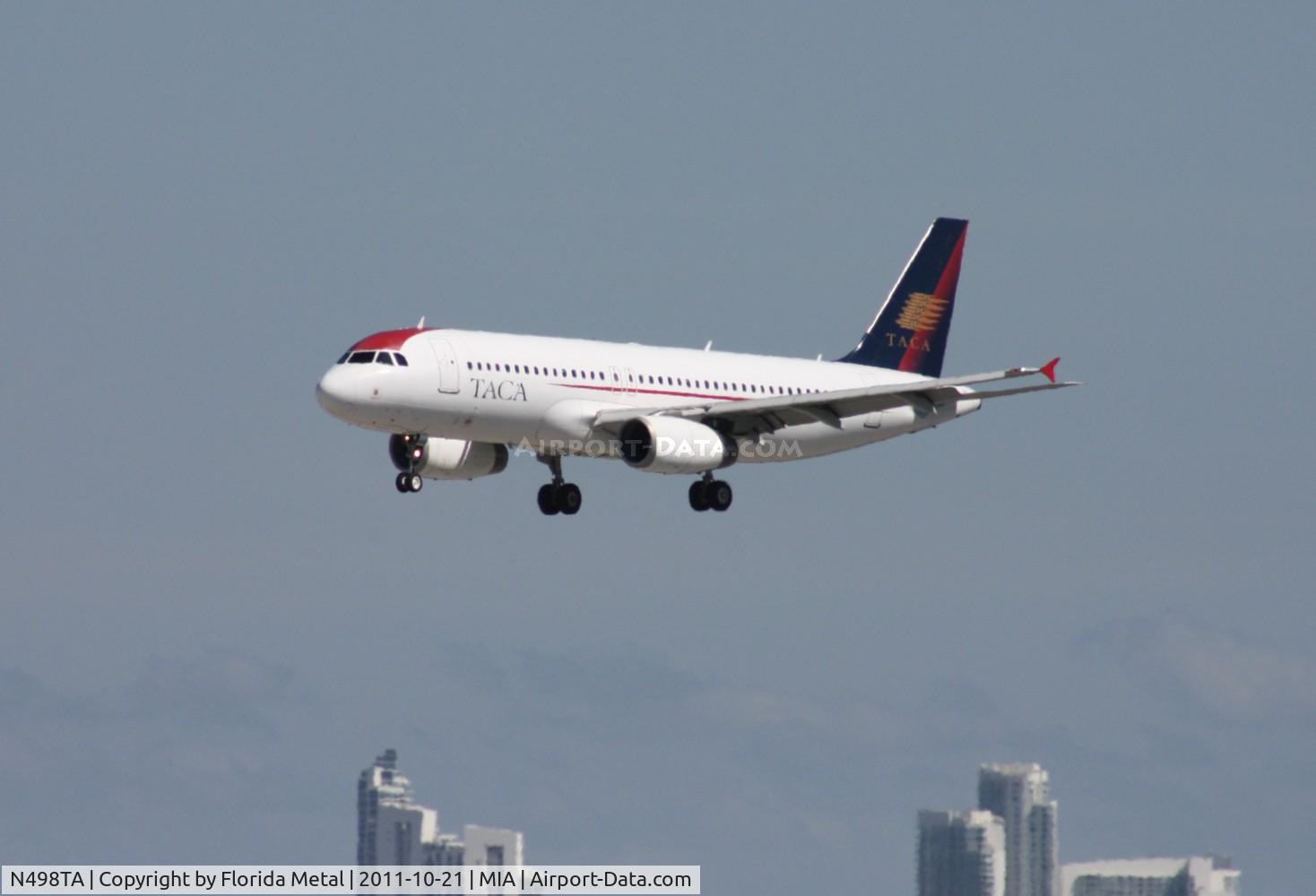 N498TA, 2008 Airbus A320-233 C/N 3418, Taca A320